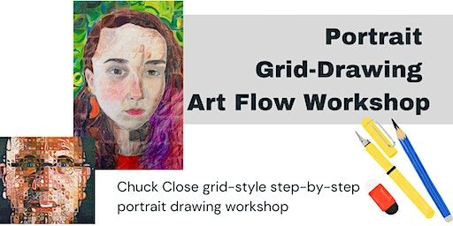 Chuck Close Portrait Drawing Workshop | For Flux Sake Studio