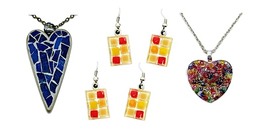 Art Classes@The Brewery: Mosaic Jewelry for you or a Valentine | Idle Hands Craft Ales
