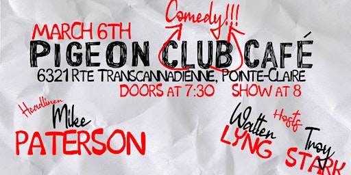 Comedy night Pigeon club cafe #4 | Pigeon Club Cafe