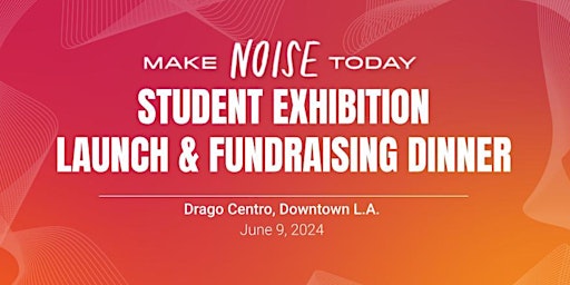 Make Noise Today Exhibition Launch & Fundraising Dinner | Drago Centro