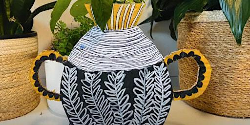 Cardboard Vases for 5-8-years old's | Wollongong Art Gallery