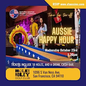 ⛳️ SF Aussies Mini-golf + Happy hour ⛳️ | Holey Moley Golf Club San Francisco