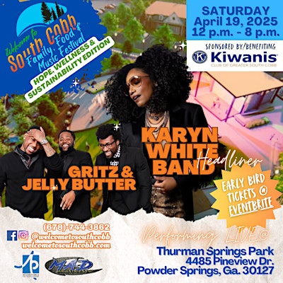 Welcome to South Cobb ft. KARYN WHITE & BAND | Thurman Springs Park, Home of the Hardy Family Amphitheater