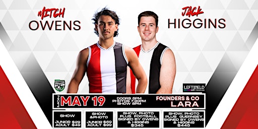 Mitch Owens & Jack Higgins LIVE at Founders & Co Lara! | Founders & Co