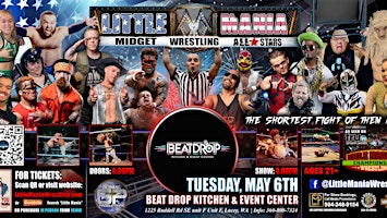 Lacey, WA - Little Mania Midget Wrestling @Beat Drop Kitchen & Event Center | Beat Drop Kitchen and Event Center