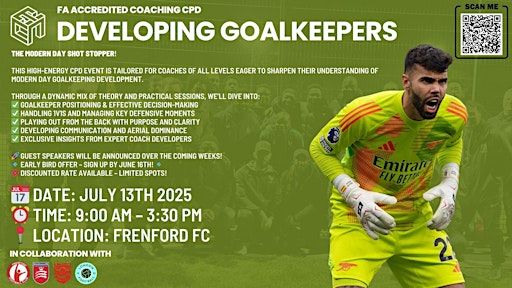 Developing Goalkeepers CPD Day | Frenford Clubs