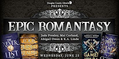 DCL Presents: Epic Romantasy | DCSD Legacy Campus