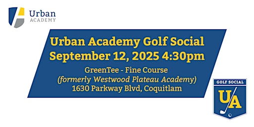 Urban Academy Golf Social | GreenTee Country Club Westwood Plateau Fine