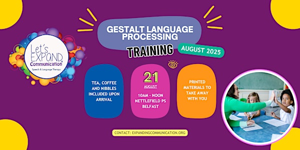 Gestalt Language Processing Training | Nettlefield Primary School