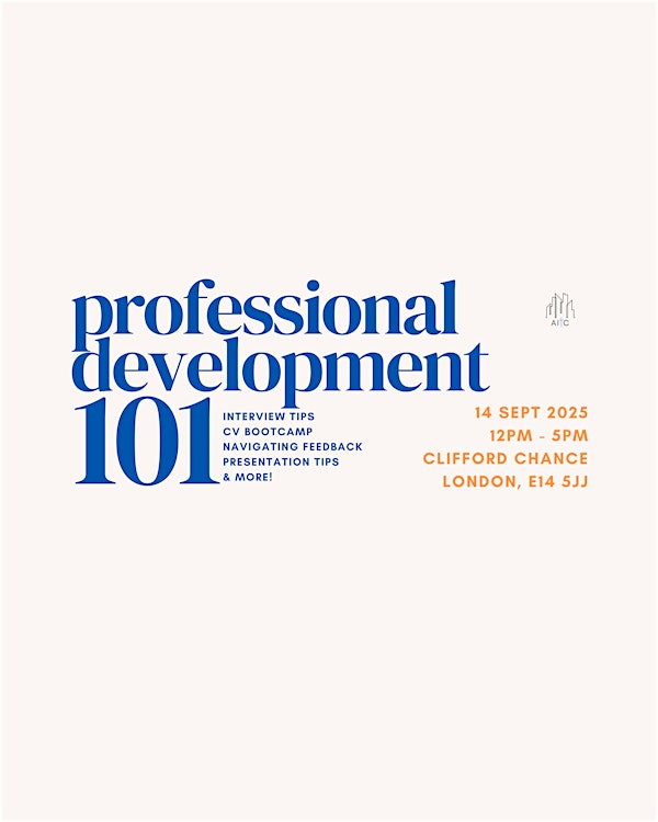 Professional  Development 101 | Clifford Chance London