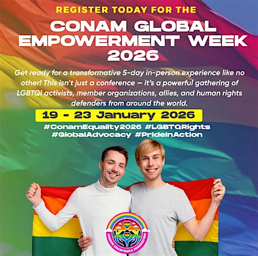 CONAM GLOBAL EMPOWERMENT WEEK 2026 LGBTQ | Ottawa International Airport