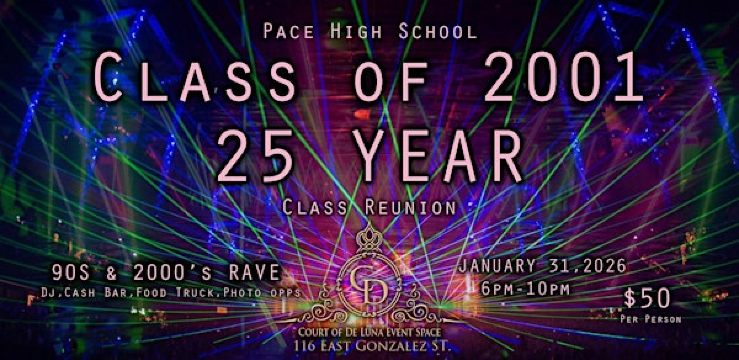 Pace High 25 Year Class Reunion | Court Of De Luna