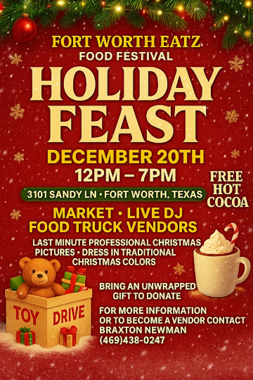 Fort Worth EATZ Holiday Feast & Market | 3101 Sandy Ln