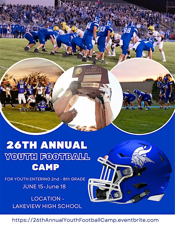 Youth Football Camp/Youth Passing League | Lakeview Junior Senior High