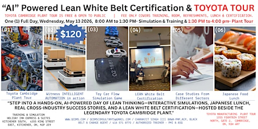 “AI” Day with Lean: Tour, Witness AI in Action, Train, Transform | Holiday Inn Express & Suites Kitchener Southeast by IHG
