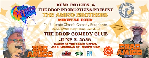 The Ultimate Chaotic Comedy Experience, The Amico Brothers Live at The Drop | The Drop Comedy Club South Bend