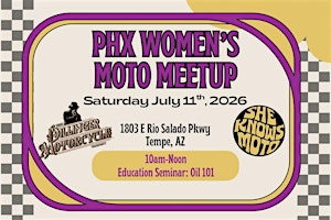 PHX Women's Moto Meetup - Oil 101 | The Dillinger Motorcycle Company