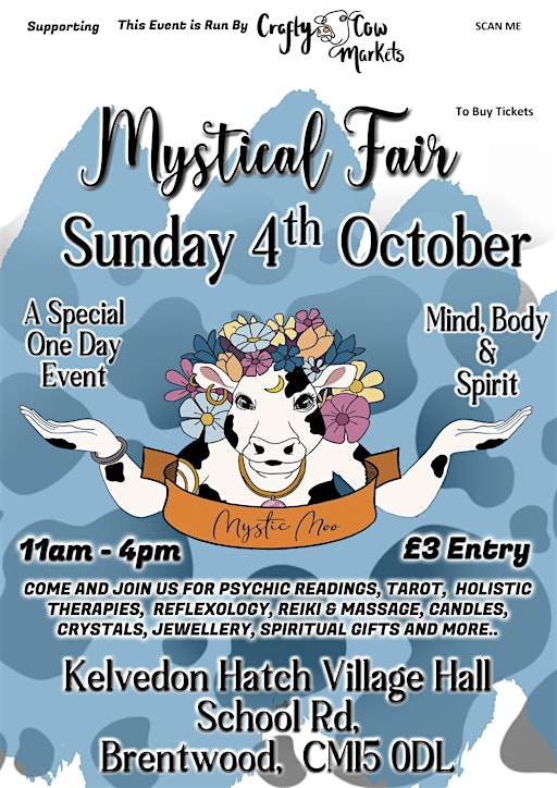 Mind Body & Spirit Mystical Fair | Kelvedon Hatch Village Hall