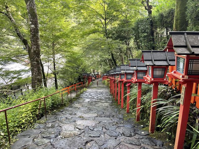 平日の貴船神社をゆっくりお散歩。