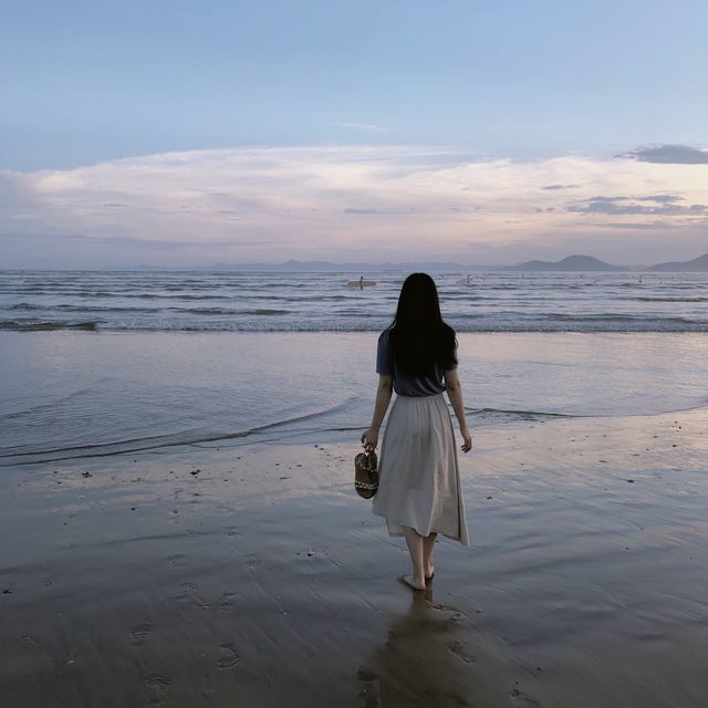 부산에서 색다른 모래사장을 걷고싶다면 “다대포해수욕장”
