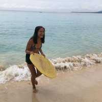 Tried Surfboarding in Mati City 🏄‍♀️ 