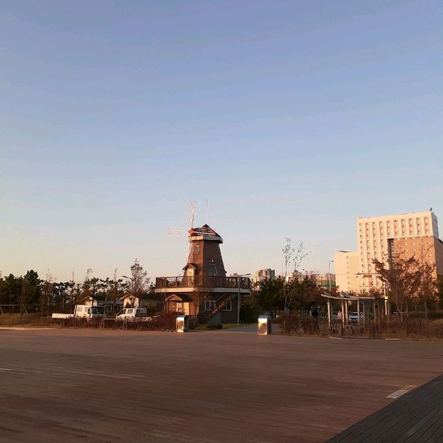 인천 밤바다는 노을 명소!!