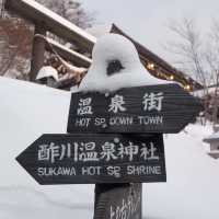 超唯美雪景雪景｜藏王溫泉街