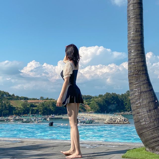 여수 메인풀장만 2개인 블루망고 풀빌라✨