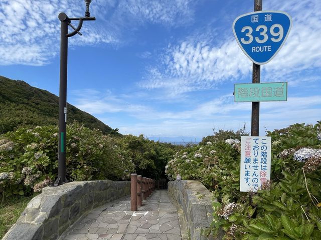 日本でも珍しい！階段国道！