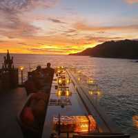Great sunset view, worth the price we paid
