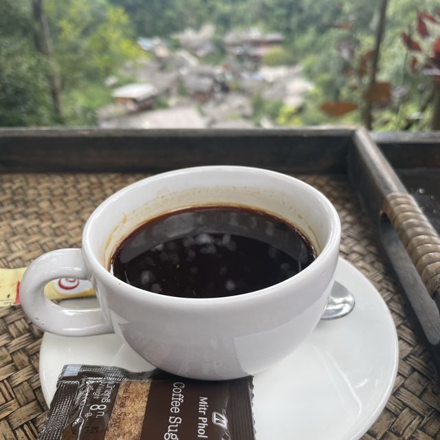 ร้านกาแฟวิวสวย @ระเบียงดาว แม่กำปอง