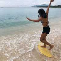 Tried Surfboarding in Mati City 🏄‍♀️ 