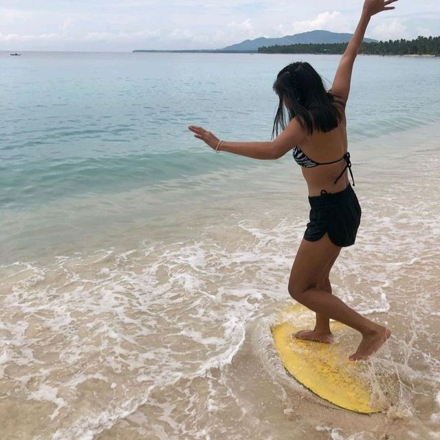 Tried Surfboarding in Mati City 🏄‍♀️ 
