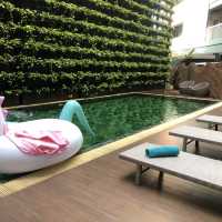 Swimming pool and gym at X Vibe Chiang Mai Decem