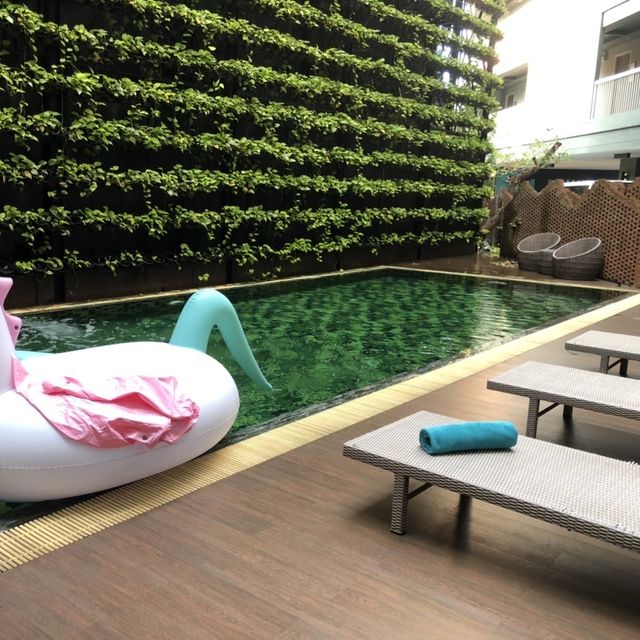 Swimming pool and gym at X Vibe Chiang Mai Decem
