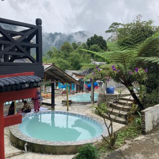 A perfect soothing hot spring to stop by after hiking