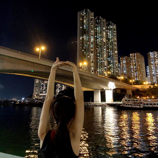 鴨脷洲大橋｜超美夜景