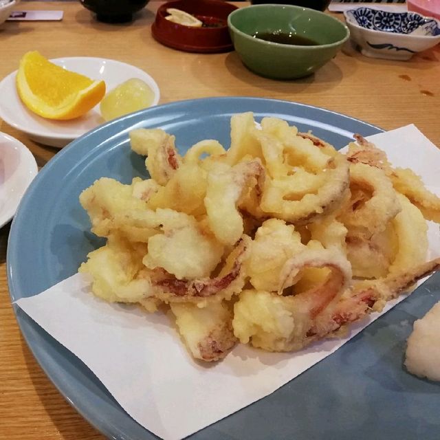 [唐津市呼子]海に浮かぶ烏賊🦑料理レストラン🍴「萬坊」