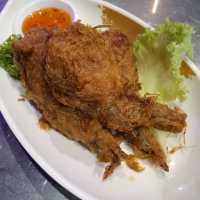 Thai food in a garden