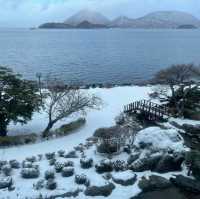 洞爺湖-湖之栖溫泉酒店 湖邊湯屋房