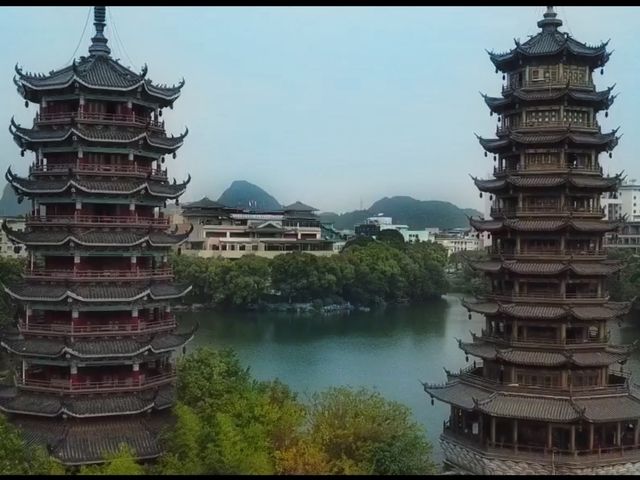 Sun and Moon Pagoda + Moon Hill 🌙 