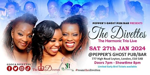 The Divettes - The Harmonic Trio Live | Peppers Ghost