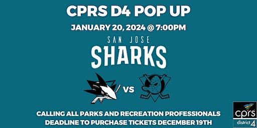 CPRS District 4 Pop-Up Event at the San Jose Sharks Game | SAP Center at San Jose