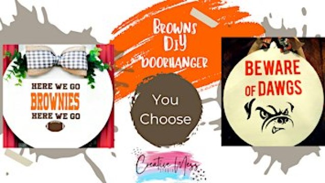 Cleveland Football DIY Doorhanger | John Christ Winery