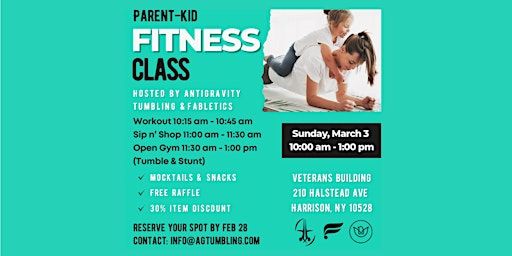 POP-UP SHOP w/ FABLETICS at ANTI-GRAVITY TUMBLING GYM | 210 Halstead Ave