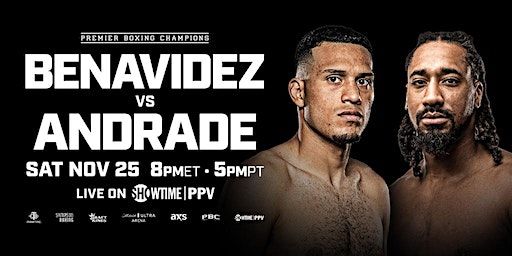 David Benavidez vs Demetrius Andrade OPEN BAR EVENT !! | 521 W Channel Islands Blvd suite 3, Port Hueneme, CA 93041, USA