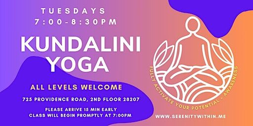 Kundalini Yoga- All Level- Beginner Welcome | 725 Providence Rd