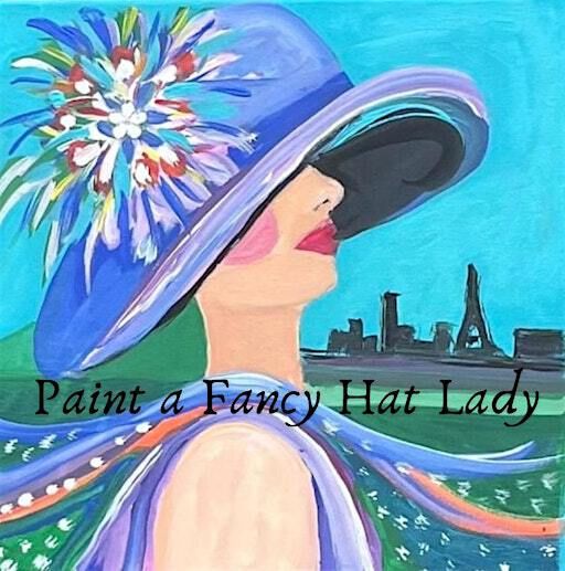 Coffee & Canvas! Paint a Fancy Hat Lady | La Rochelle Bakery & Cafe