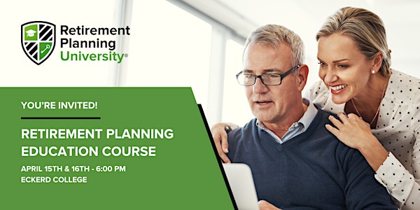 Retirement Planning University - Eckerd College - April 2025 | Continuing Education and Conference Center (CEC) - Flamingo Room