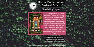 Horror Book Club w/ Zoid and Arden: The Daughter of Doctor Moreau | A Seat at the Table